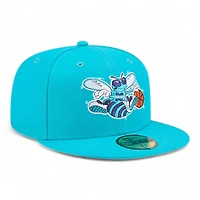 Charlotte Hornets Teal 1988-2002 Hardwood Classics New Era 59FIFTY Fitted Hat