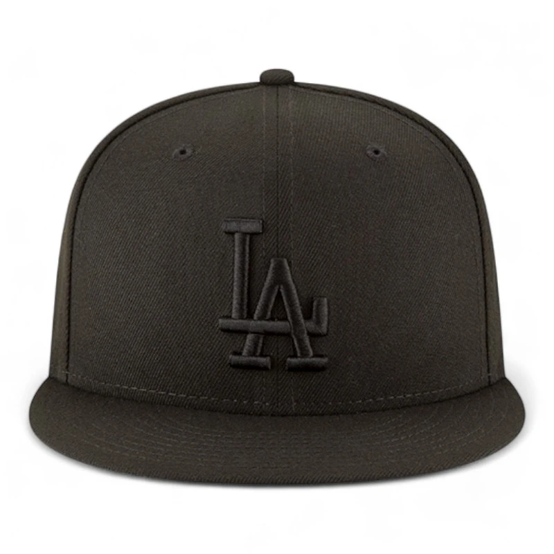 Los Angeles Dodgers Black on Black 2025 WS Champions Patch New Era 9FIFTY Snapback
