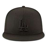 Los Angeles Dodgers Black on Black 2025 WS Champions Patch New Era 9FIFTY Snapback