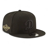 Los Angeles Dodgers Black on Black 2025 World Series Patch New Era 9FIFTY Snapback