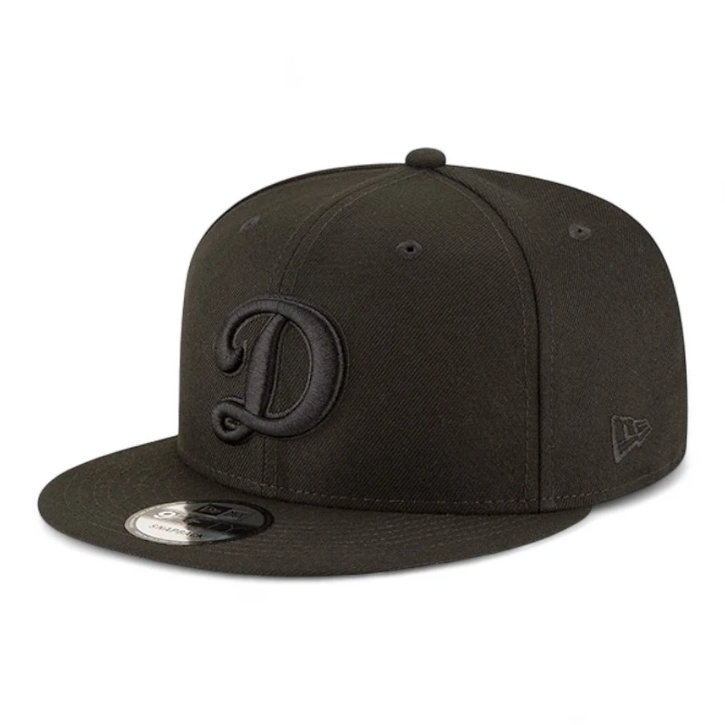 Los Angeles Dodgers Black on Black 2025 World Series Patch New Era 9FIFTY Snapback