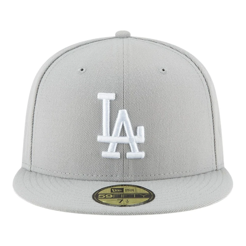 Los Angeles Dodgers Gray 2025 World Series Champions Patch Grey UV New Era 59FIFTY Fitted Hat