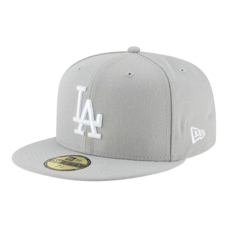 Los Angeles Dodgers Gray 2025 World Series Champions Patch Grey UV New Era 59FIFTY Fitted Hat