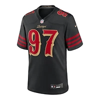 San Francisco 49ers Nick Bosa Black 2025 Rivalries Collection Nike Game Jersey