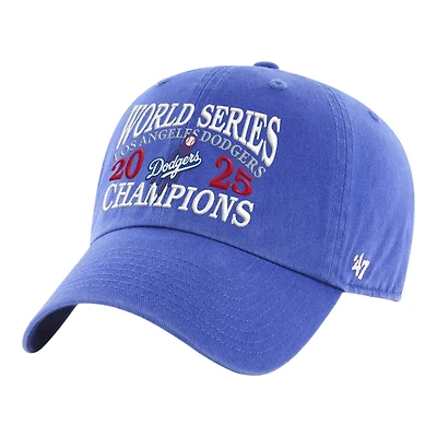 Los Angeles Dodgers Royal Blue 2025 World Series Champions '47 Clean Up Hat