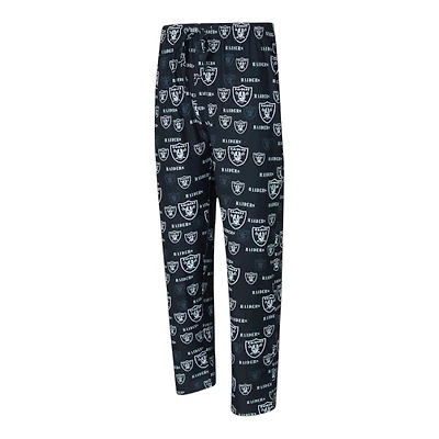 Las Vegas Raiders Black Concepts Sport Mosaic PJ Pants