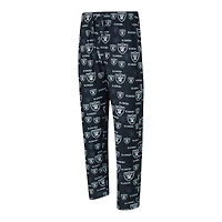 Las Vegas Raiders Black Concepts Sport Mosaic PJ Pants