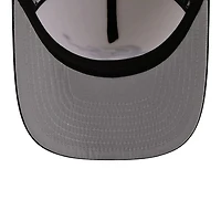 Washington Wizards Chrome and Black 2007-2011 Hardwood Classics New Era 9FIFTY A-Frame Snapback Hat