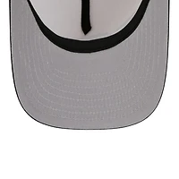 Toronto Raptors Chrome and Black 1995-2007 Hardwood Classics New Era 9FIFTY A-Frame Snapback Hat