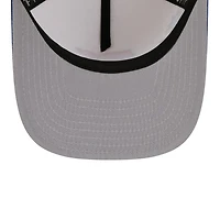 New York Knicks Chrome and Royal Blue 1945-1963 Hardwood Classics New Era 9FIFTY A-Frame Snapback Hat