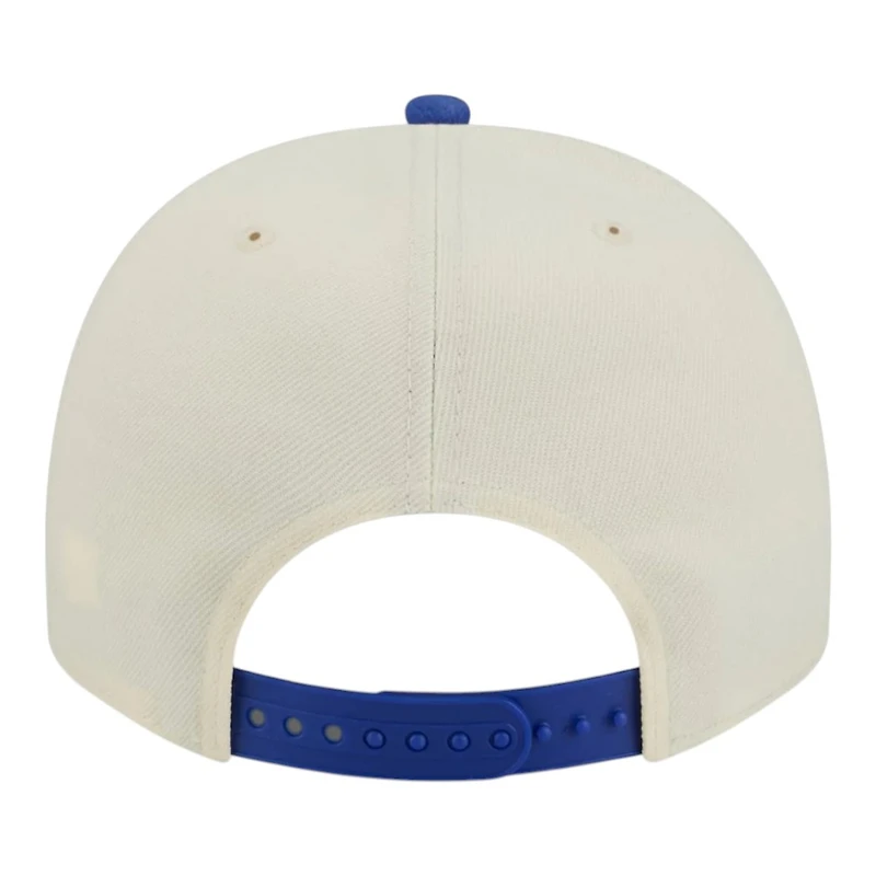 New York Knicks Chrome and Royal Blue 1945-1963 Hardwood Classics New Era 9FIFTY A-Frame Snapback Hat