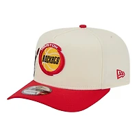 Houston Rockets Chrome and Red 1972-1994 Hardwood Classics New Era 9FIFTY A-Frame Snapback Hat