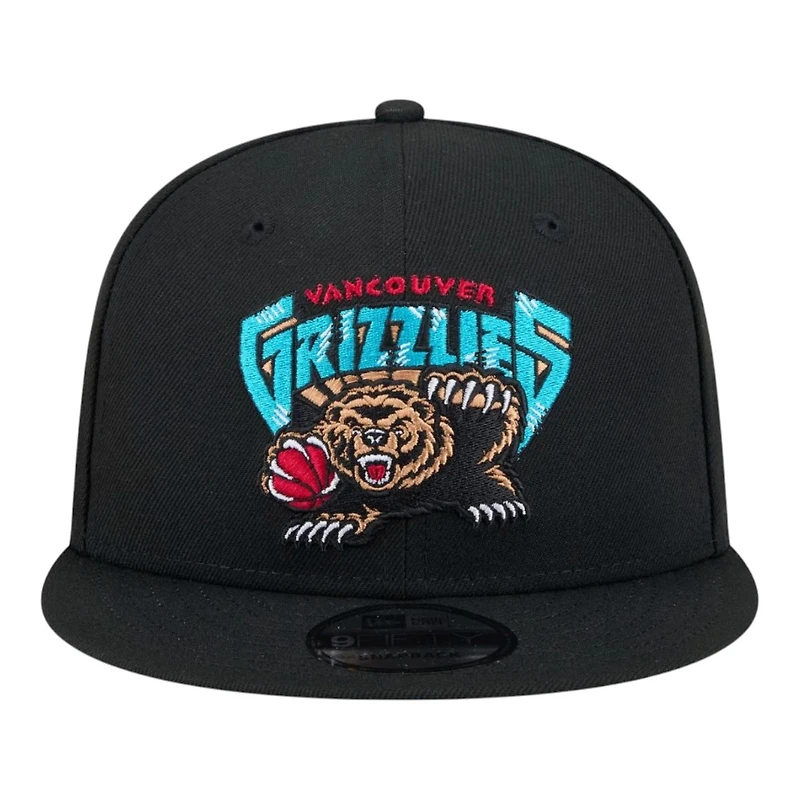 Vancouver Grizzlies Black 1995-2001 Hardwood Classics New Era 9FIFTY Snapback Hat