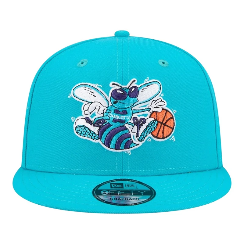 Charlotte Hornets Teal 1988-2002 Hardwood Classics New Era 9FIFTY Snapback Hat