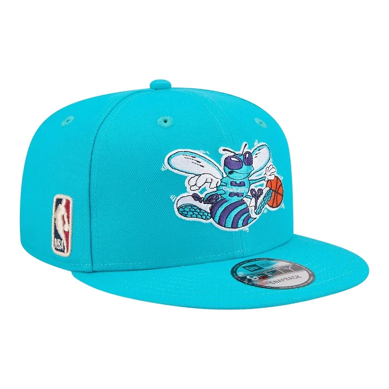Charlotte Hornets Teal 1988-2002 Hardwood Classics New Era 9FIFTY Snapback Hat