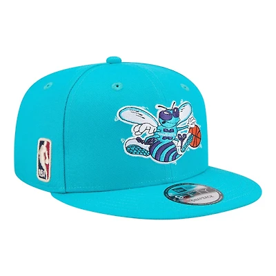 Charlotte Hornets Teal 1988-2002 Hardwood Classics New Era 9FIFTY Snapback Hat
