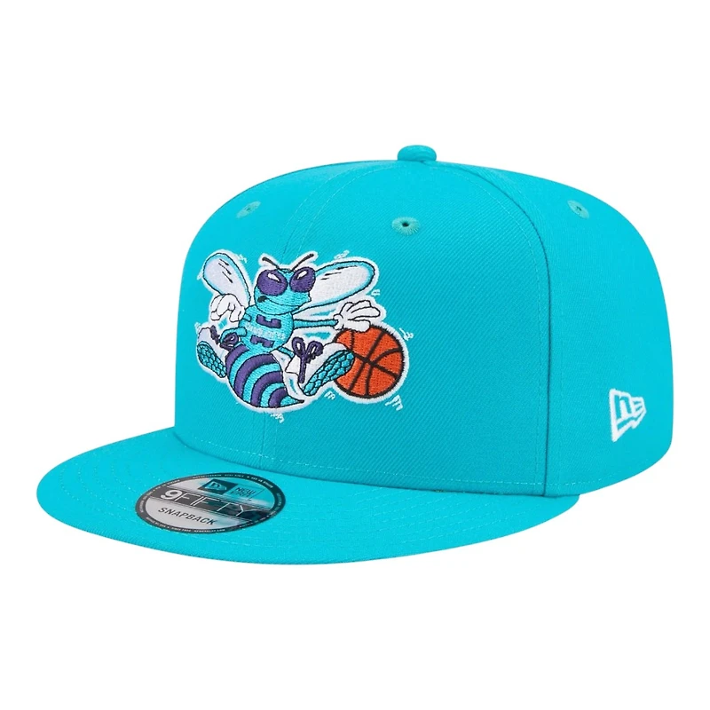 Charlotte Hornets Teal 1988-2002 Hardwood Classics New Era 9FIFTY Snapback Hat