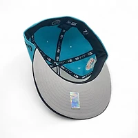 San Jose Sharks Teal and Black 1997 All Star Patch Gray UV New Era 59FIFTY Fitted Hat
