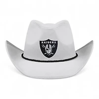 Las Vegas Raiders White Rhinestone FOCO Cowboy Hat