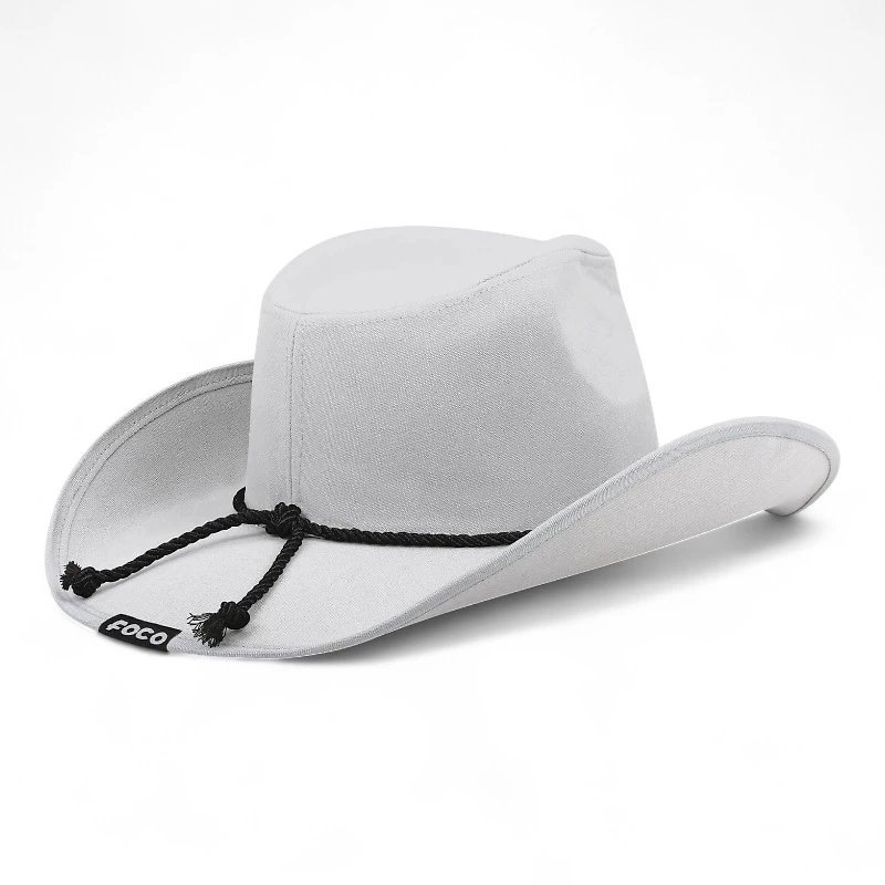 Las Vegas Raiders White Rhinestone FOCO Cowboy Hat