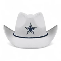 Dallas Cowboys White Rhinestone FOCO Cowboy Hat