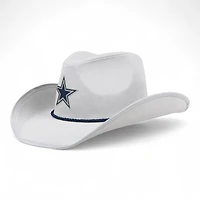 Dallas Cowboys White Rhinestone FOCO Cowboy Hat