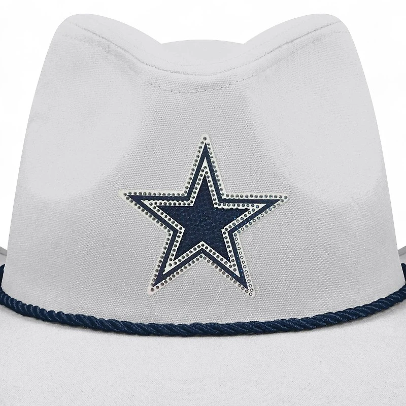 Dallas Cowboys White Rhinestone FOCO Cowboy Hat