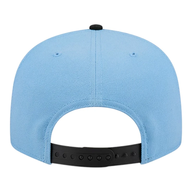 Utah Mammoth Mountain Blue and Black Primary Logo New Era 9FIFTY Snapback Hat