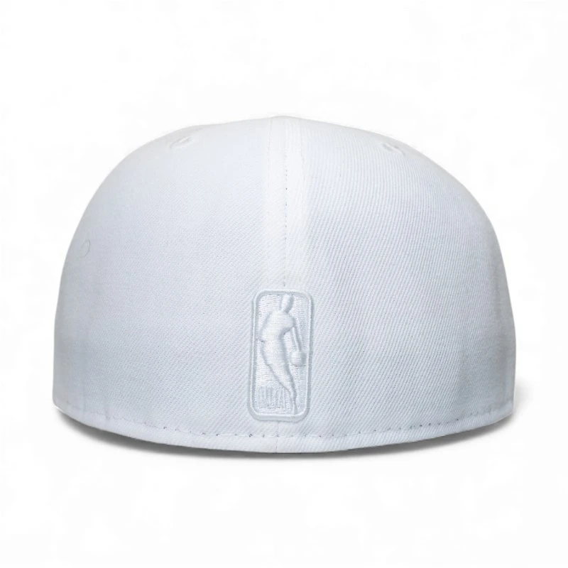 Denver Nuggets White on Leon the Lab Grey UV New Era 59FIFTY Fitted Hat
