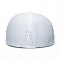 Denver Nuggets White on Leon the Lab Grey UV New Era 59FIFTY Fitted Hat