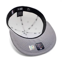 Denver Nuggets White on Leon the Lab Grey UV New Era 59FIFTY Fitted Hat
