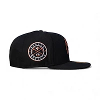 Denver Nuggets Black Copper Pickaxe Leon the Lab Grey UV New Era 59FIFTY Fitted Hat