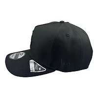 Los Angeles Dodgers All Black 50th Anniversary Patch Royal UV New Era 9FIFTY A-Frame Snapback Hat
