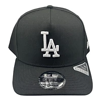 Los Angeles Dodgers Black and White Black UV New Era 9FIFTY A-Frame Snapback Hat