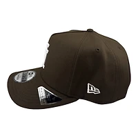Los Angeles Dodgers Walnut Brown Upside Down LA Grey UV New Era 9FIFTY A-Frame Snapback Hat