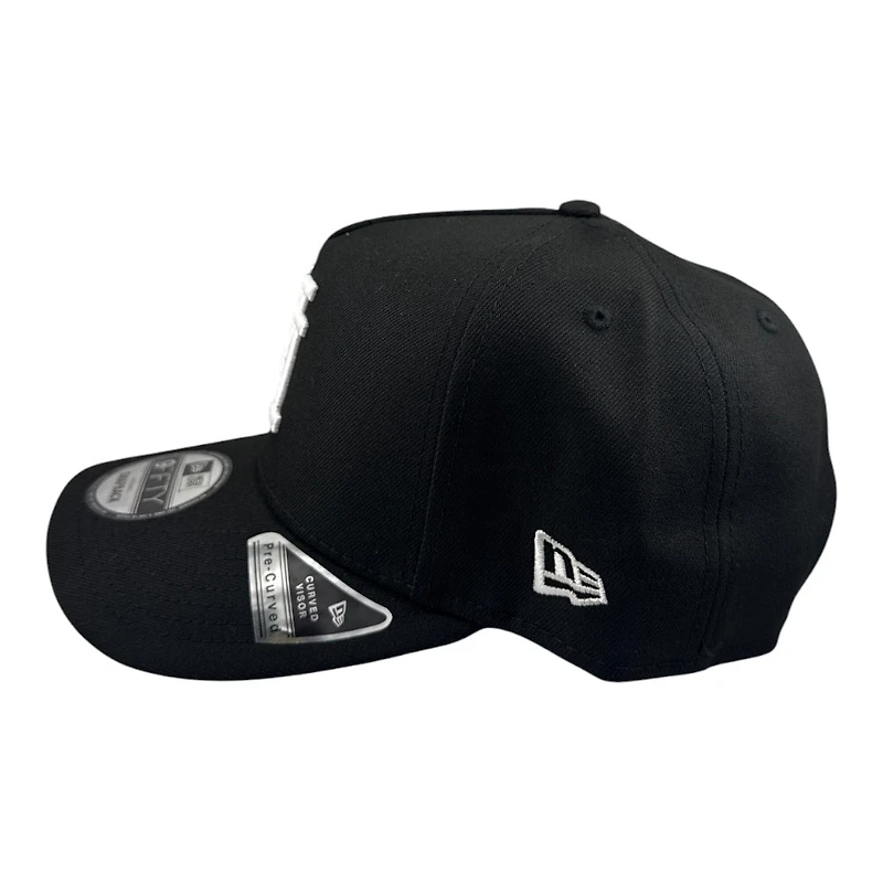 Los Angeles Dodgers Black and White Upside Down LA Grey UV New Era 9FIFTY A-Frame Snapback Hat