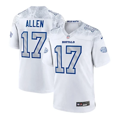 Buffalo Bills Josh Allen White 2025 Rivalries Collection Nike Game Jersey