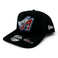 Anaheim Angels Black Basic "Halos Collection" Green UV 9FIFTY A-Frame Snapback Hat