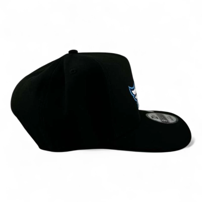 Anaheim Angels Black Basic "Halos Collection" Green UV 9FIFTY A-Frame Snapback Hat