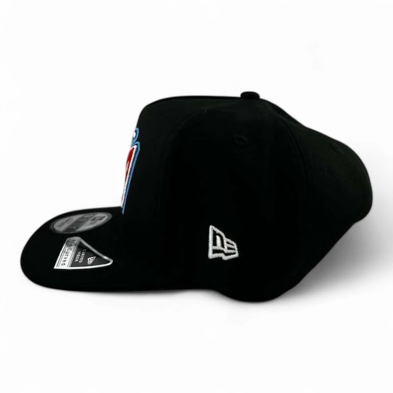 Anaheim Angels Black Basic "Halos Collection" Green UV 9FIFTY A-Frame Snapback Hat
