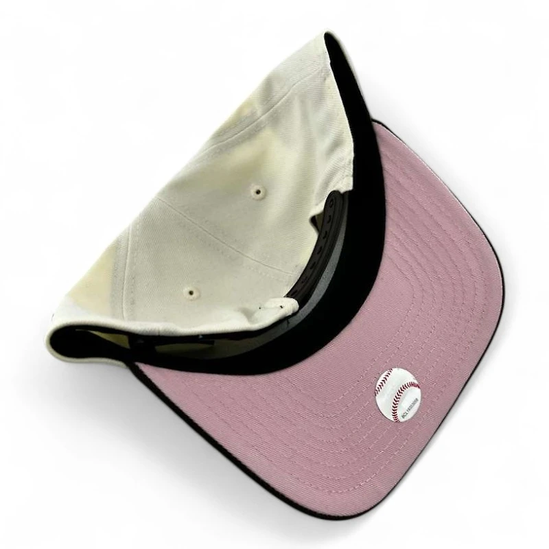 Anaheim Angels Chrome and Brown "Halos Collection" 50th Anniversary Patch Pink UV 9FIFTY A-Frame Snapback Hat