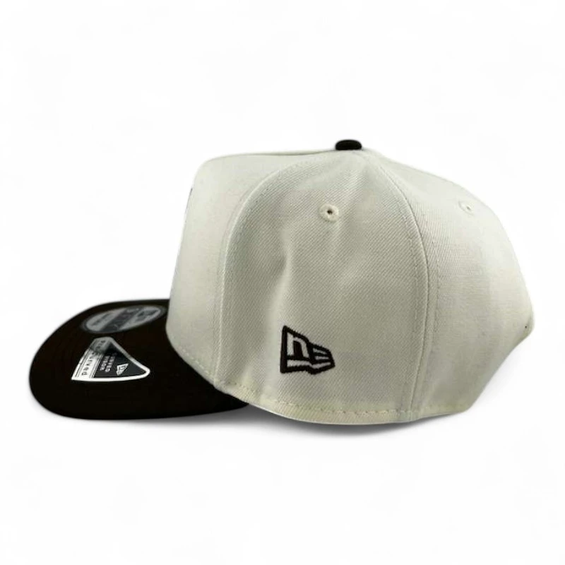 California Angels Chrome and Brown "Halos Collection" 35th Anniversary Patch Pink UV 9FIFTY A-Frame Snapback Hat