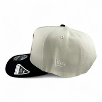 California Angels Chrome and Navy "Halos Collection" 35th Anniversary Patch Dark Gray UV 9FIFTY A-Frame Snapback Hat