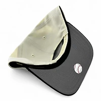 California Angels Chrome and Navy "Halos Collection" 35th Anniversary Patch Dark Gray UV 9FIFTY A-Frame Snapback Hat