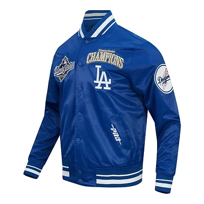 Los Angeles Dodgers Royal 2025 World Series Pro Standard Satin Rib Jacket