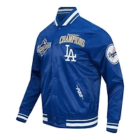 Los Angeles Dodgers Royal 2025 World Series Pro Standard Satin Rib Jacket