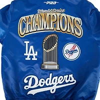 Los Angeles Dodgers Royal 2025 World Series Pro Standard Satin Rib Jacket