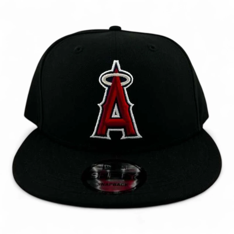 Anaheim Angels Black Basic "Halos Collection" 9FIFTY Snapback