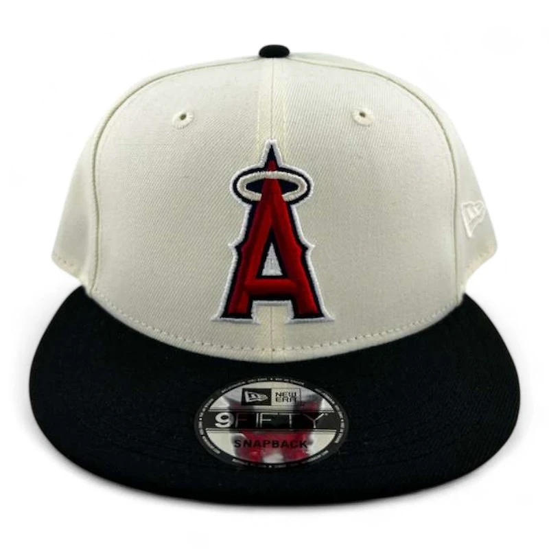 Anaheim Angels Chrome and Black Basic "Halos Collection" 9FIFTY Snapback
