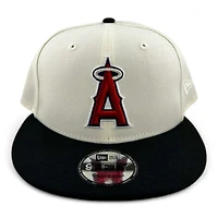 Anaheim Angels Chrome and Black Basic "Halos Collection" 9FIFTY Snapback